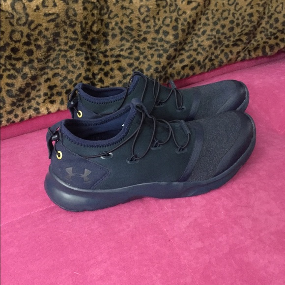 navy blue under armour shoes women's